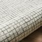 L&R Resources Criss Cross Silver and Ivory 10" x 14" Area Rug, , large