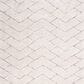 Nourison Dreamy Shag 4" x 6" Ivory and Grey Area Rug, , large