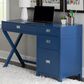 Linon Home Decor Peggy Side Storage Desk in Navy, , large
