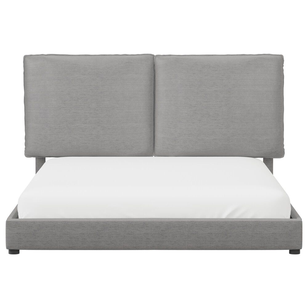 Richlands Furniture Arden Queen Upholstered Platform Bed in Nature Gray, , large