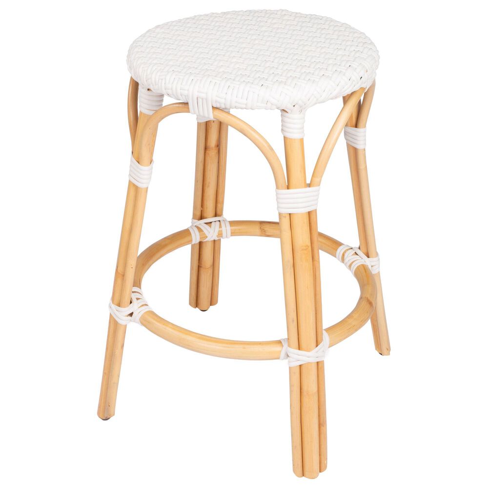 Butler Tobias Counter Stool in White, , large