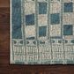 Loloi Mika 5"3" x 7"8" Blue and Ivory Area Performance Rug, , large