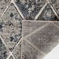 Central Oriental Corso Braddyville 7"10" x 9"10" Tan and Blue Area Rug, , large