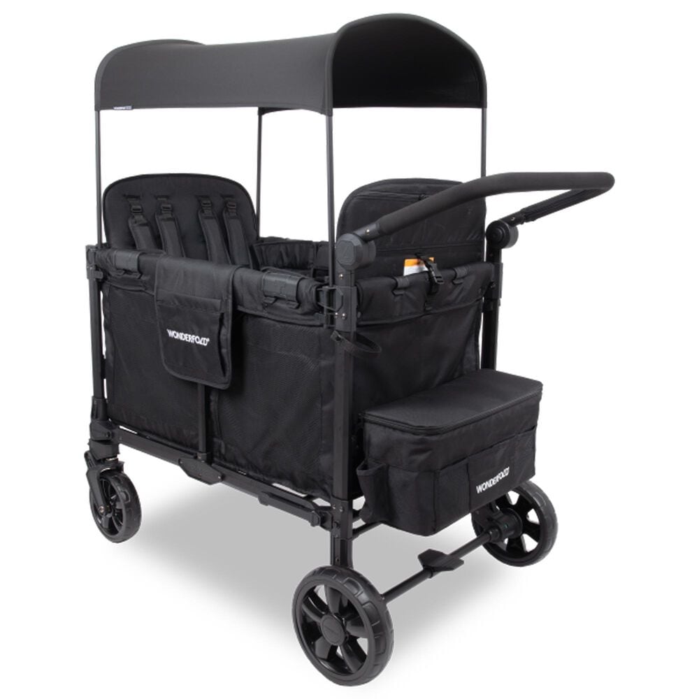 Wonderfold Elite Pro 4-Seater Stroller Wagon in Jet Black, , large