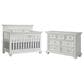 Oxford Baby Weston 2-Piece Crib and Dresser Nursery Set in Vintage White, , large