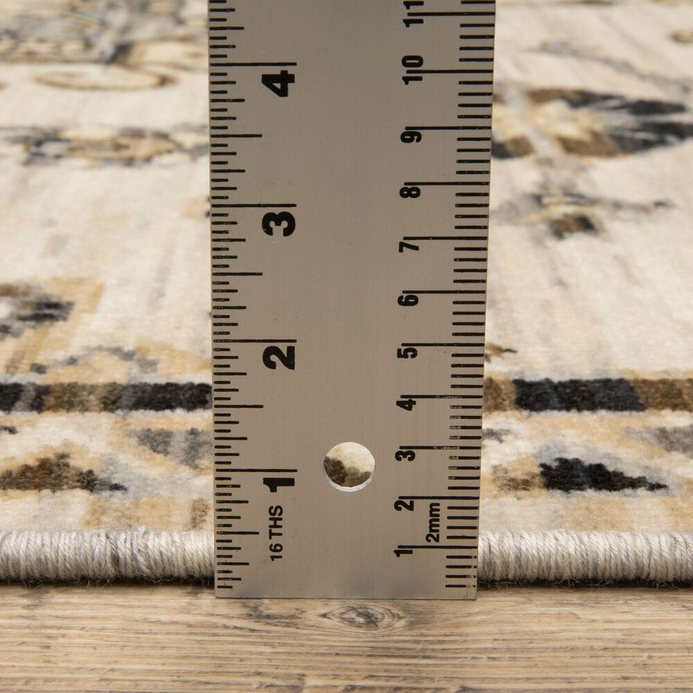 Oriental Weavers Acacia Brown and Grey 2'6" x 10' Runner, , large