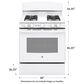 GE Appliances 5.0 Cu. Ft. Freestanding Gas Range in White, , large