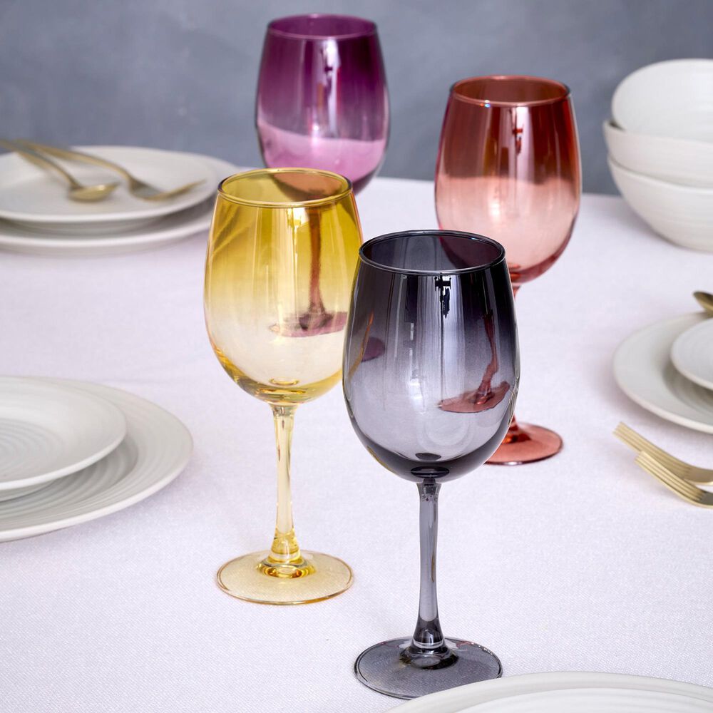 Oneida Golden Hour Wine Glasses - Set of 4, , large