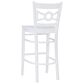 Linon Home Decor Teresa Bar Stool in White, , large