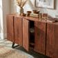 Home Trends & Design Organic Forge 68" Sideboard in Raw Walnut, , large