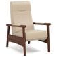 Stickley Furniture Walnut Grove Manual Recliner in Morganton Flax, , large