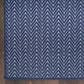 Nourison Horizon HOZ02 Navy 3" x 5" Indoor/Outdoor Area Rug, , large