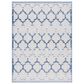 Safavieh Cabana CBN333G 6"7" Square Grey and Blue Indoor/Outdoor Area Performance Rug, , large
