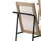HOMLUX 5-Piece Round Dining Set with Cream Upholstered Chairs in Distressed Oak and Black, , large