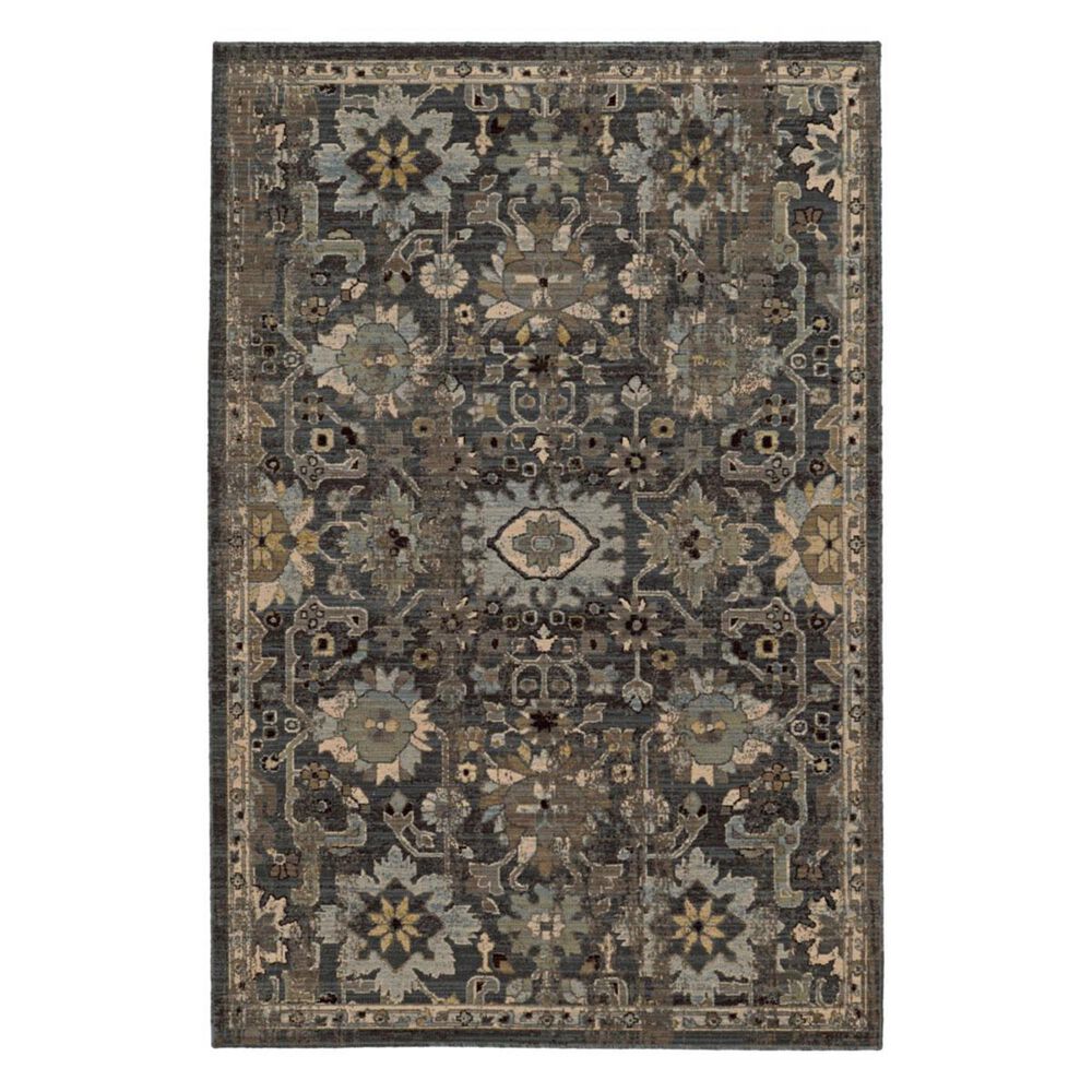 Oriental Weavers Tommy Bahama Vintage 668N 2'7" x 9'4" Blue Runner, , large