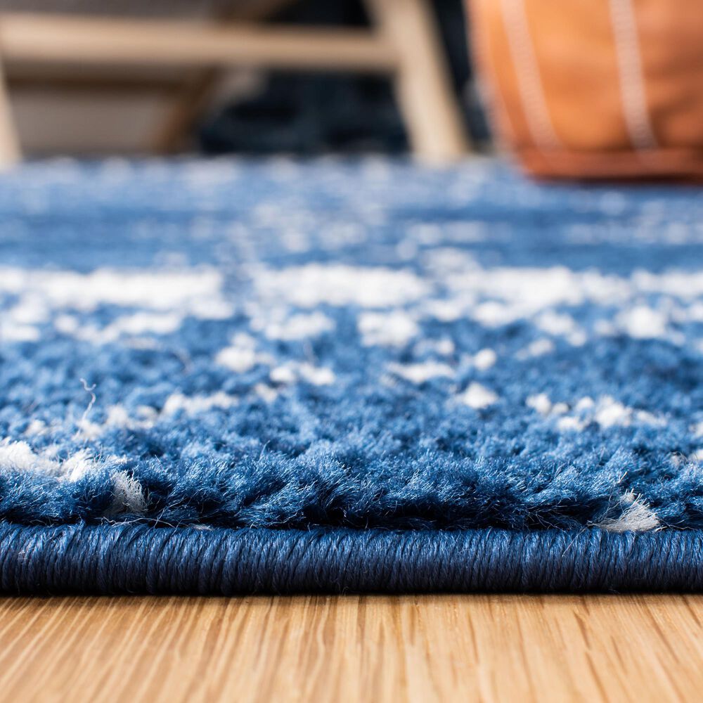 Safavieh Tulum TUL229N 2&#39; x 5&#39; Navy and Ivory Runner, , large