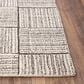 RIZZY Taylor Geometric 8"6" x 11"6" Gray and Natural Area Rug, , large