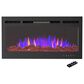 Timberlake Hastings Home 36" Electric Fireplace Wall Mount in Black, , large