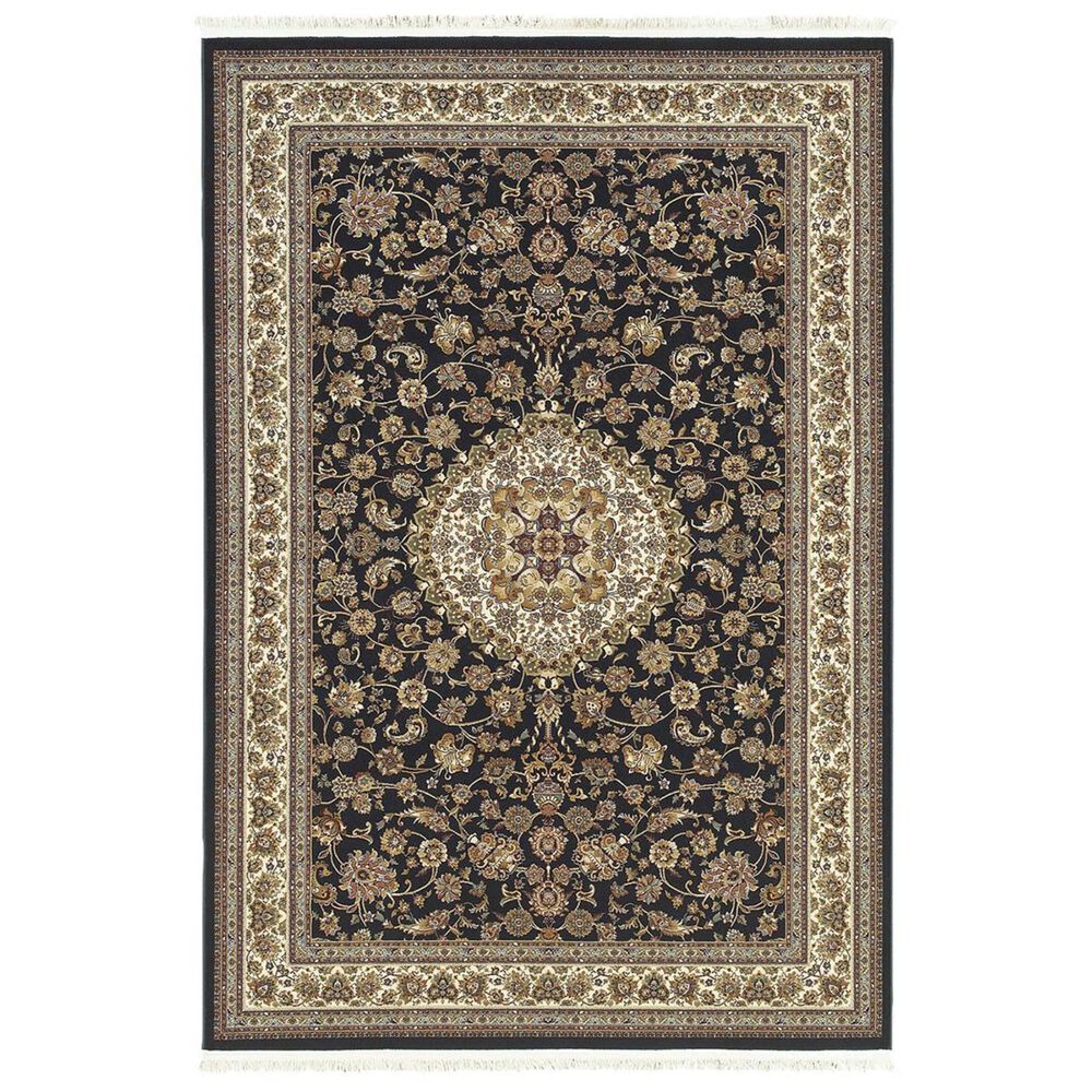 Oriental Weavers Masterpiece 033B 6"7" x 9"6" Black Area Rug, , large