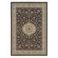 Oriental Weavers Masterpiece 033B 6"7" x 9"6" Black Area Rug, , large