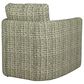 Fulton Home Piper 2 Swivel Chair in Mazzy Emerald, , large