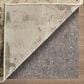 Feizy Eden Teal and Ivory 5" x 7"6" Area Rug, , large