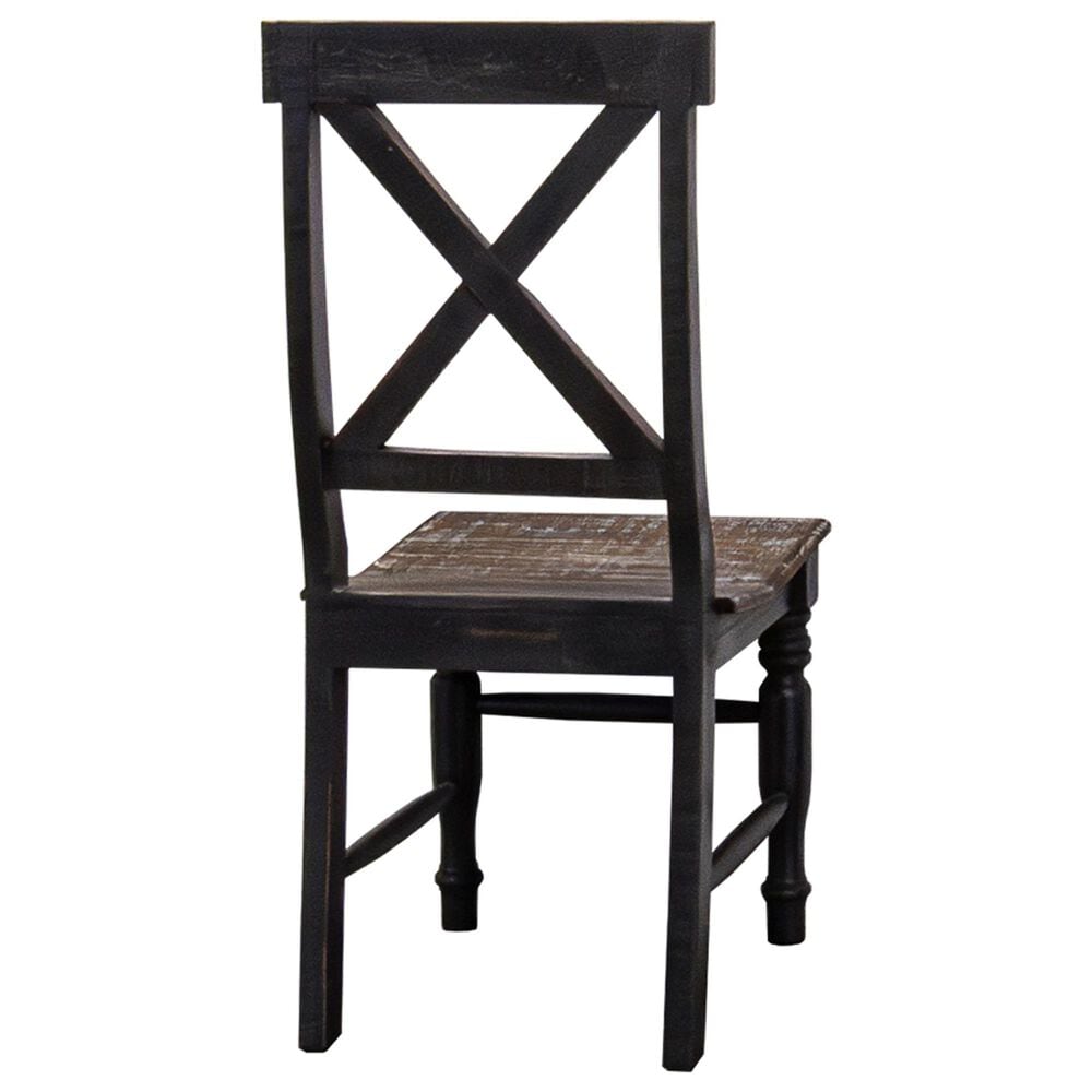 Ardent Home Savannah Side Chair in Frosted Brown and Sanded Black, , large