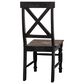 Ardent Home Savannah Side Chair in Frosted Brown and Sanded Black, , large