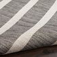 Nourison Positano POS03 Charcoal and Ivory 6" x 9" Indoor/Outdoor Area Rug, , large