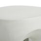 Hearth and Haven Outdoor Round Side Table with Arch Base Design in Antique White, , large