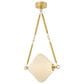 Corbett Lighting Solara 1-Light Pendant in Vintage Polished Brass, , large