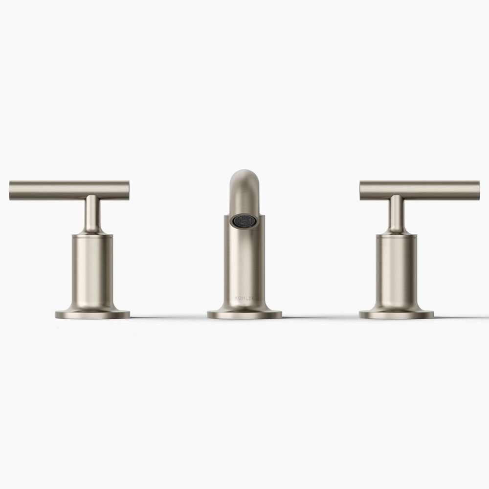 Kohler Purist Widespread Bathroom Sink Faucet in Vibrant Brushed Nickel, , large