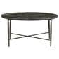 Slatehouse Luma Round Cocktail Table in Black and Dark Green, , large