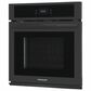 Frigidaire 27" Single Electric Wall Oven with Fan Convection in Black, , large