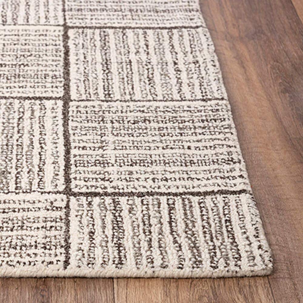 RIZZY Taylor Geometric 5&#39; x 7&#39;6&quot; Gray and Natural Area Rug, , large