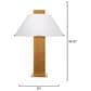 Jamie Young Carrington Veneer Table Lamp in Natural Oak, , large