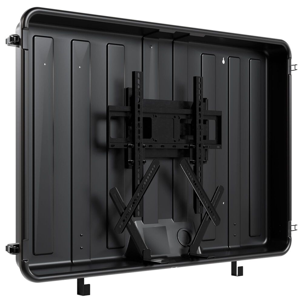Storm Shell XL 55" Outdoor TV and Soundbar Enclosure in Black, , large