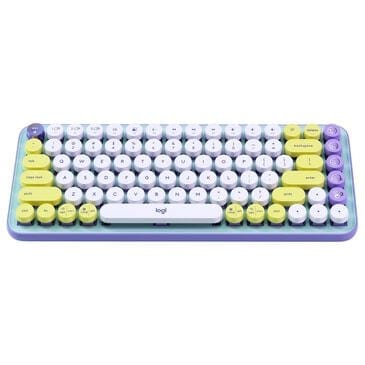 Logitech Pop Emoji Wireless Keyboard in Violet, , large