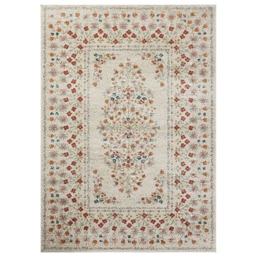 Rifle Paper Co. x Loloi Laurel Eleanor 6"6" x 9"2" Linen Area Rug, , large