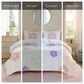Hampton Park Gracie 4-Piece Full/Queen Comforter Set in White and Purple, , large