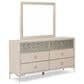 Furniture of America Bashford 6-Drawer Dresser in Natural Oak, , large