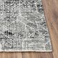 RIZZY Couture Black and Ivory 12" x 15" Area Rug, , large