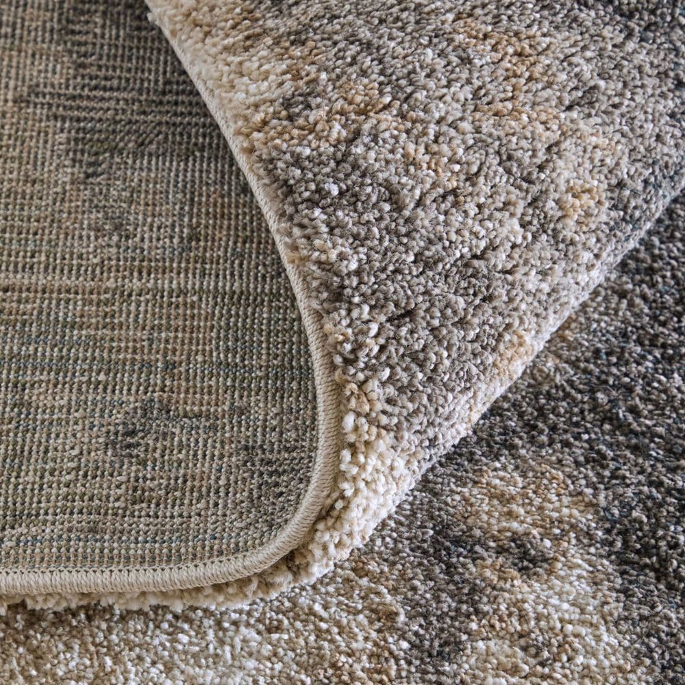 Feizy Richmond Gray and Brown 1&#39;8&quot; x 2&#39;10&quot; Area Rug, , large