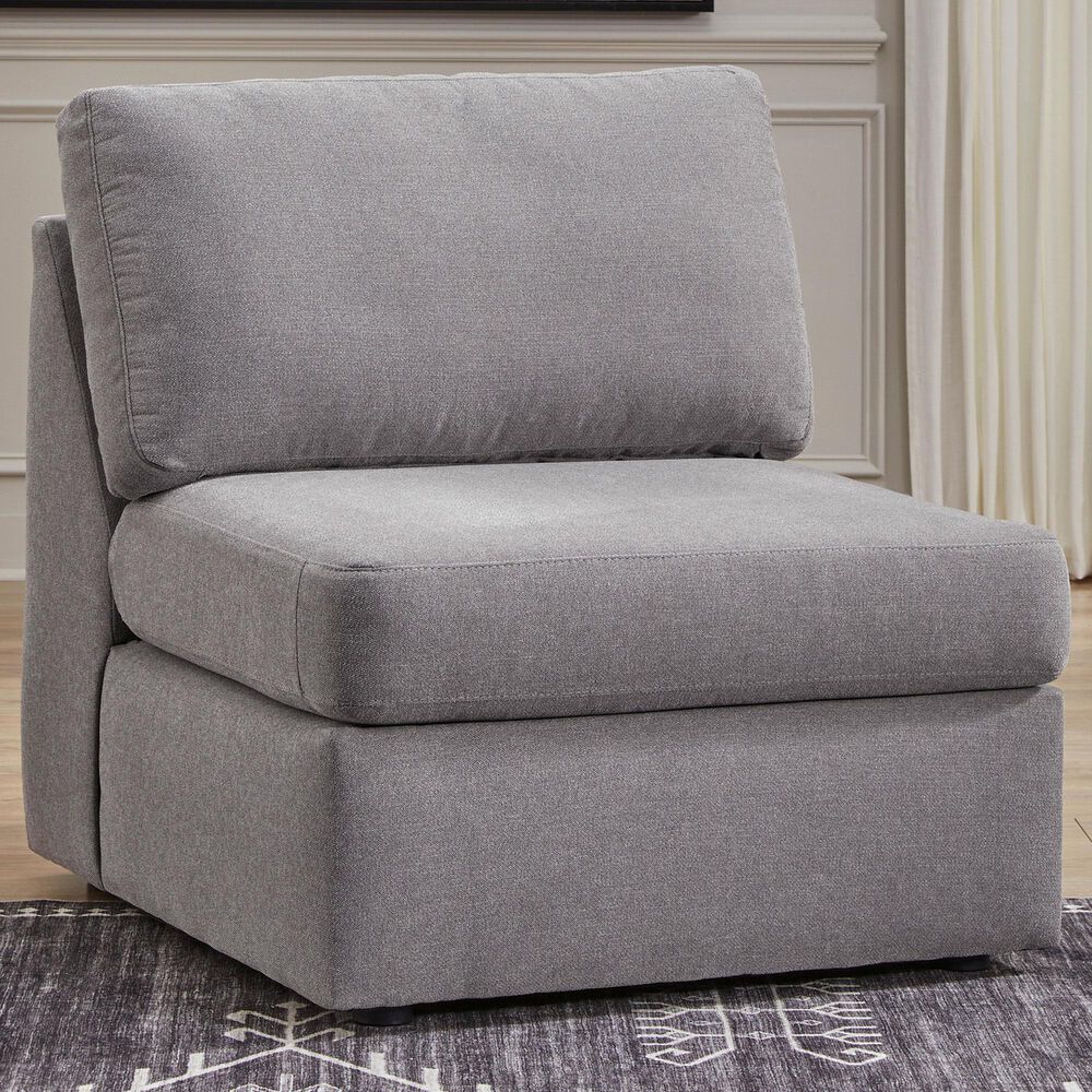 Ashley Modmax Armless Chair In Granite, , large