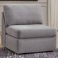 Ashley Modmax Armless Chair In Granite, , large