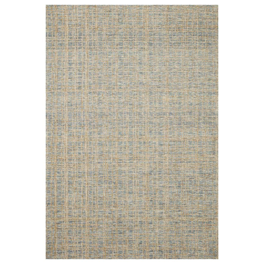 Chris Loves Julia x Loloi Polly 7"9" x 9"9" Blue and Sand, , large