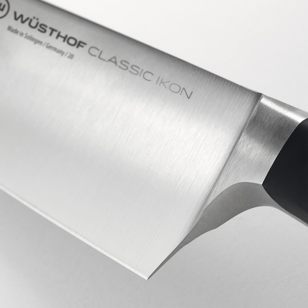 Wusthof Classic Ikon 9&quot; Chef&#39;s Knife in Stainless Steel and Black, , large