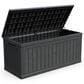 Hearth and Haven 260-Gallon Outdoor Plastic Deck Box in Black, , large