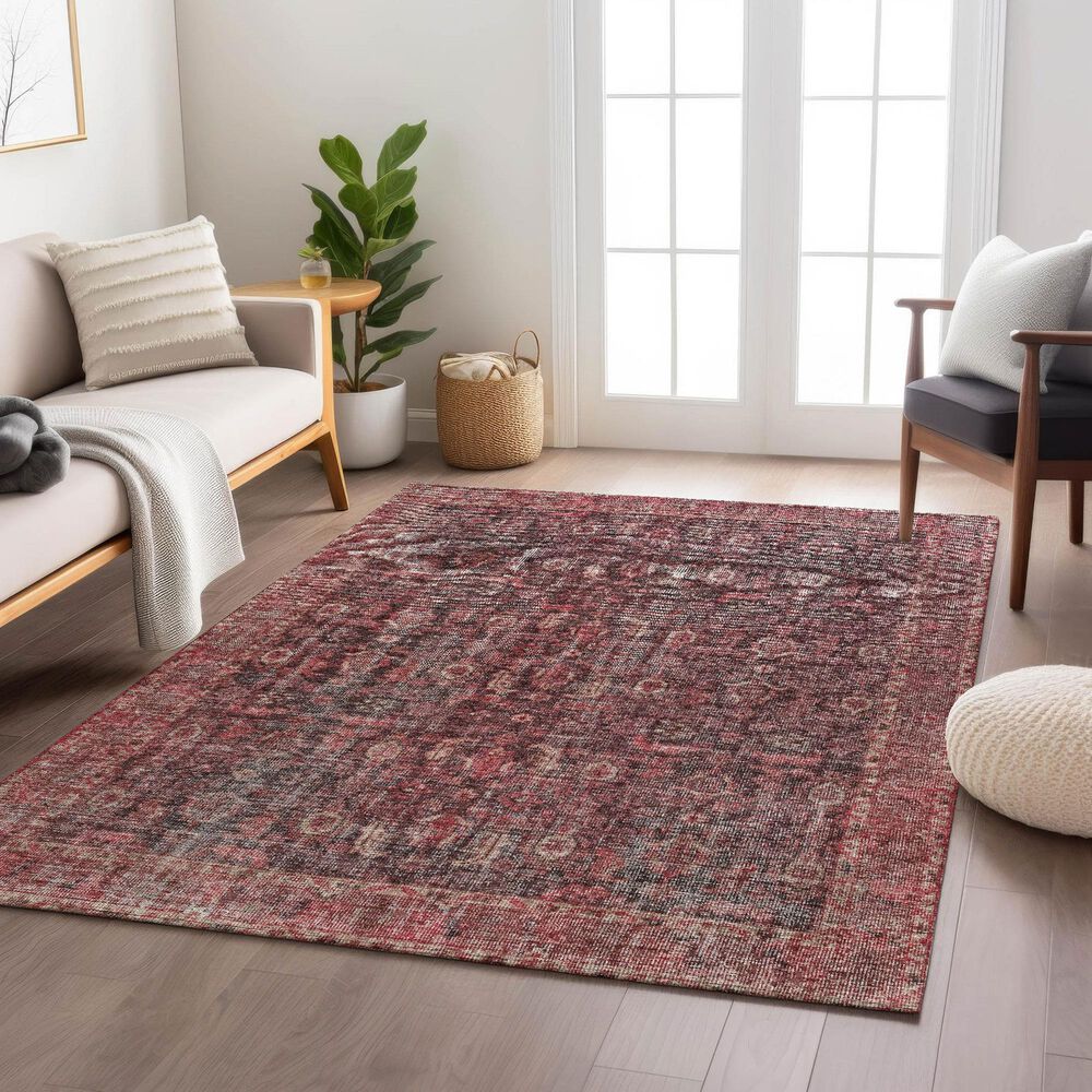 Dalyn Rug Company Karaj KJ3 9&#39; x 12&#39; Pink Indoor/Outdoor Area Rug, , large
