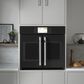 Cafe 30" French-Door Single Wall Oven in Matte Black (Handles Sold Separately), , large